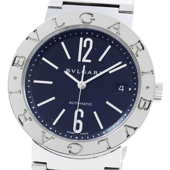 BVLGARI BVLGARIBVLGARI BB38SLAUTO Date Black Dial Automatic Men's Watch_830052 - Picture 4 of 6